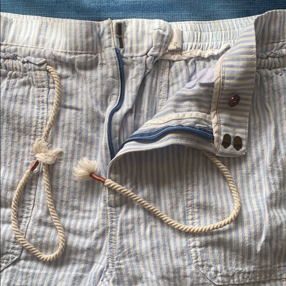 Anthropologie Striped Linen Pant - Picture 4 of 7